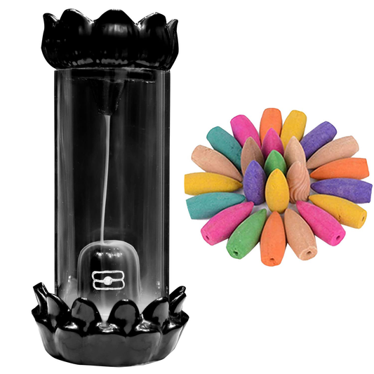 Ceramic Shiva Smoke Fountain Incense Holder™
